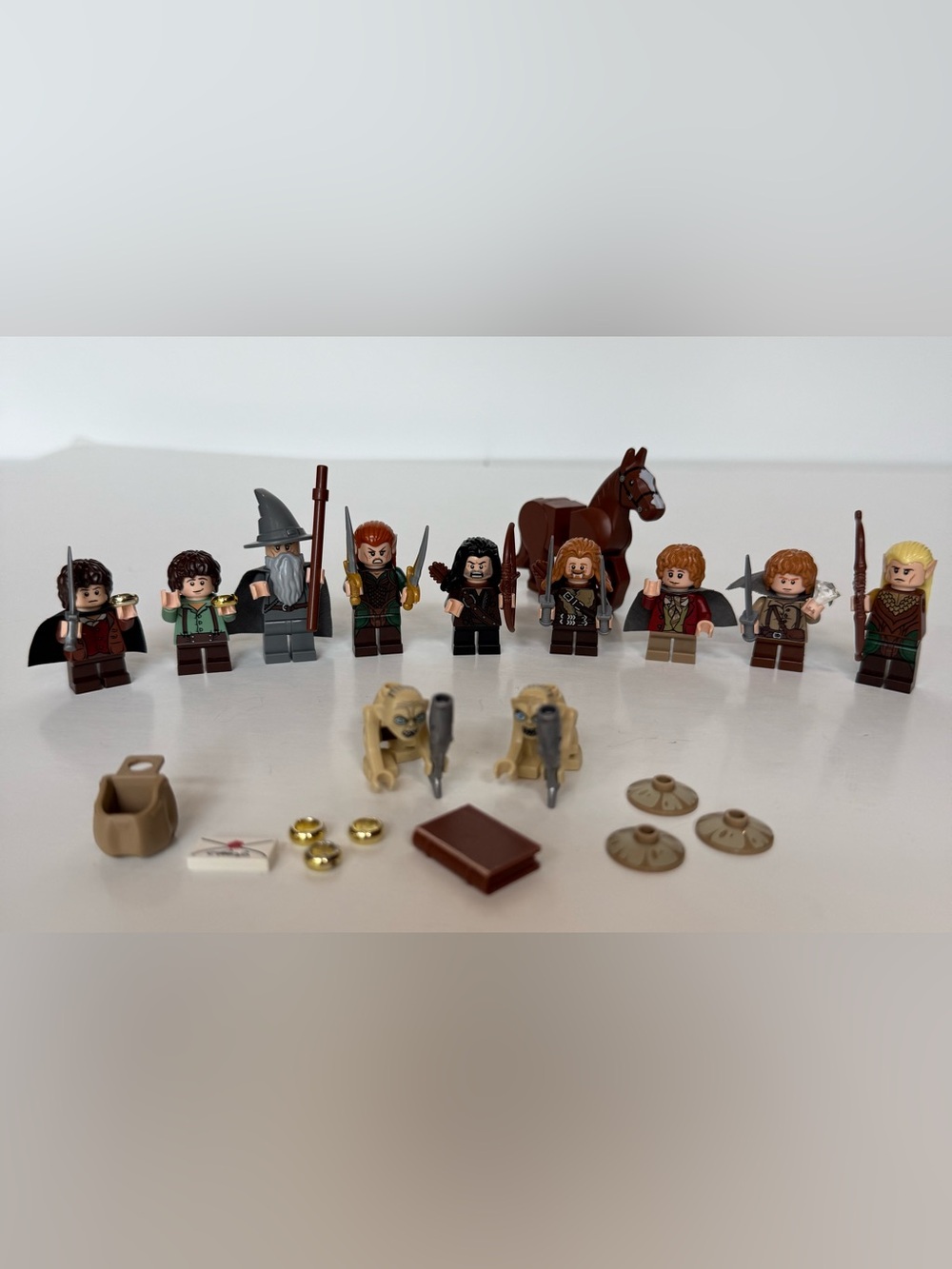 Lego Lord Of The Rings And Hobbit Minifigures Lot Of 12 With Accessories